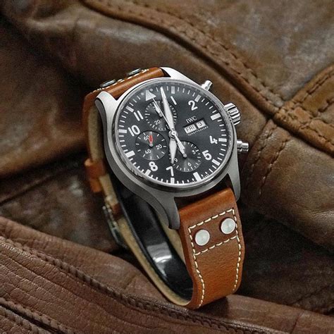 iwc pilot armband|pilot watch bands.